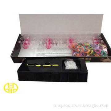 Silicone Rainbow Loom Rubber Band Set , 600pcs rubber bands